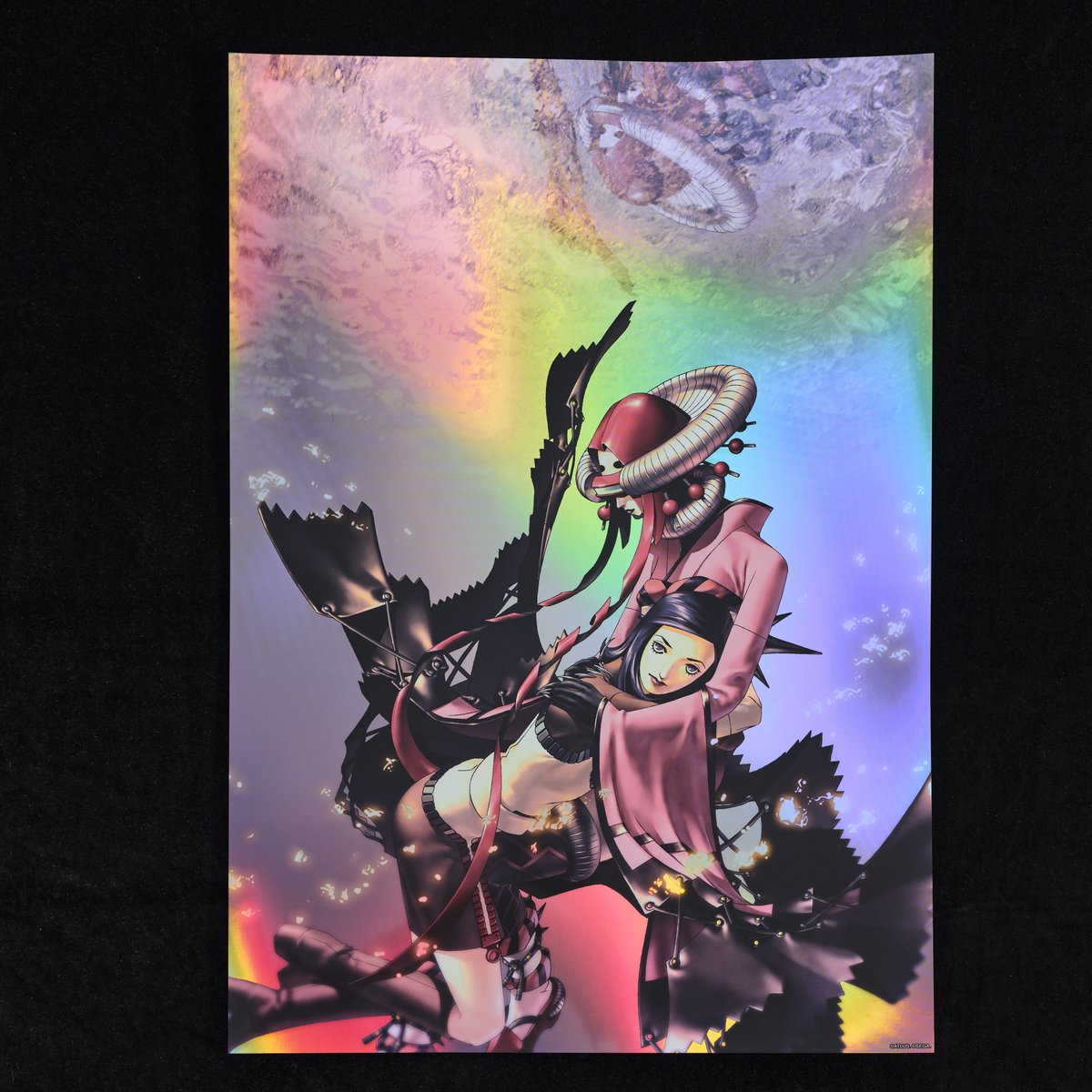 Persona_memoria's tweet photo. ◤グッズ紹介◢

✦パッケージアート オーロラポスター ✦

本日は「ペルソナ2 罪」「ペルソナ2 罰」「ペルソナ2 罪(PSP)」「ペルソナ2 罰(PSP）」をご紹介！

光の加減によって、オーロラのような輝きと色の変化をお楽しみいただけるB3サイズポスターです。

▼詳細
https://t.co/wOW9qvb4Tz

#p30th https://t.co/V2um5vLzPf