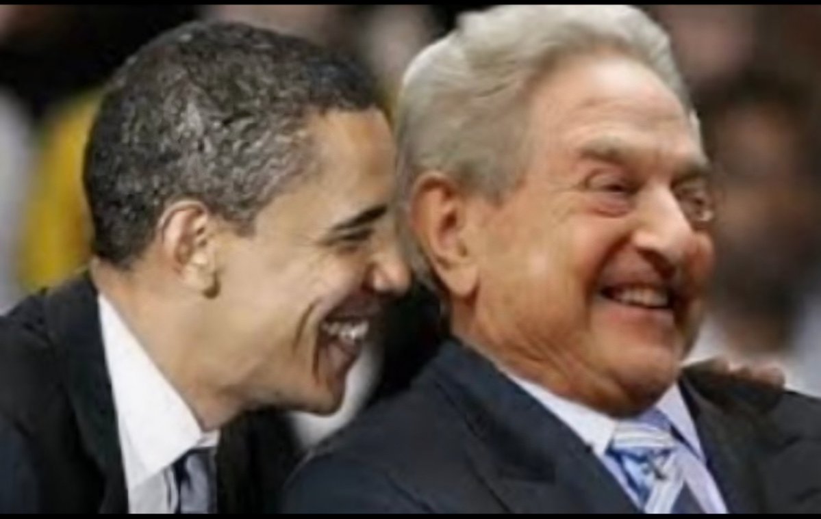 ULYSSESCALMON's tweet photo. @WikiLeaksQ The satanic duo. https://t.co/MlUj97KOV6