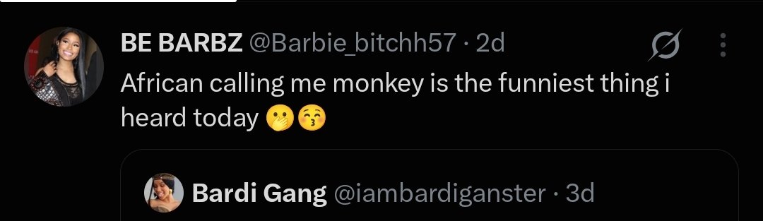 sacrovore's tweet photo. @Barbie_bitchh57 @AboutMusicYT Of course you are a Barbz. https://t.co/PX5wGO5A5h