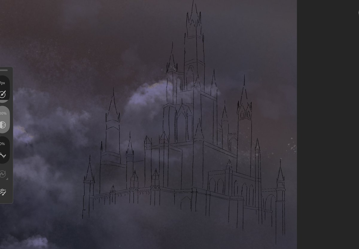 HappyHarpy579's tweet photo. This castle got me tweaking. Why is architecture so hard https://t.co/MdBMG9iMFS