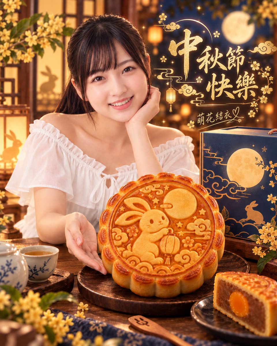 moekayui_daily's tweet photo. 中秋節快樂呀～🌕

今年的月餅有點犯規，
居然把小兔子、月亮和整個秋天都裝進去了。🐇

但比起月餅有多甜，
我更喜歡中秋節帶來的那種感覺——

好像不管平常有多忙，
到了今晚，都可以暫時把生活放慢一點。

陪家人吃頓飯、
跟喜歡的人說說話、
或是一個人抬頭看看月亮，
其實都算是一種團圓。

今晚，
想把這輪月亮分你一半。

願你接下來的日子，
有人惦記、有事期待、有月可賞，
也有屬於自己的小小圓滿。

如果你今天剛好看到這篇，
也把它傳給一個你想說「中秋快樂」的人吧。💛

最後偷偷問一下——
你吃月餅是「蛋黃派」還是「不加蛋黃派」？😆

中秋節快樂 ♡
萌花結衣

#萌花結衣 #中秋節快樂 #中秋節 #MidAutumnFestival #月餅 #月兔 #賞月 #團圓 #中秋祝福 #秋日浪漫 #生活儀式感 #今天也要好好生活