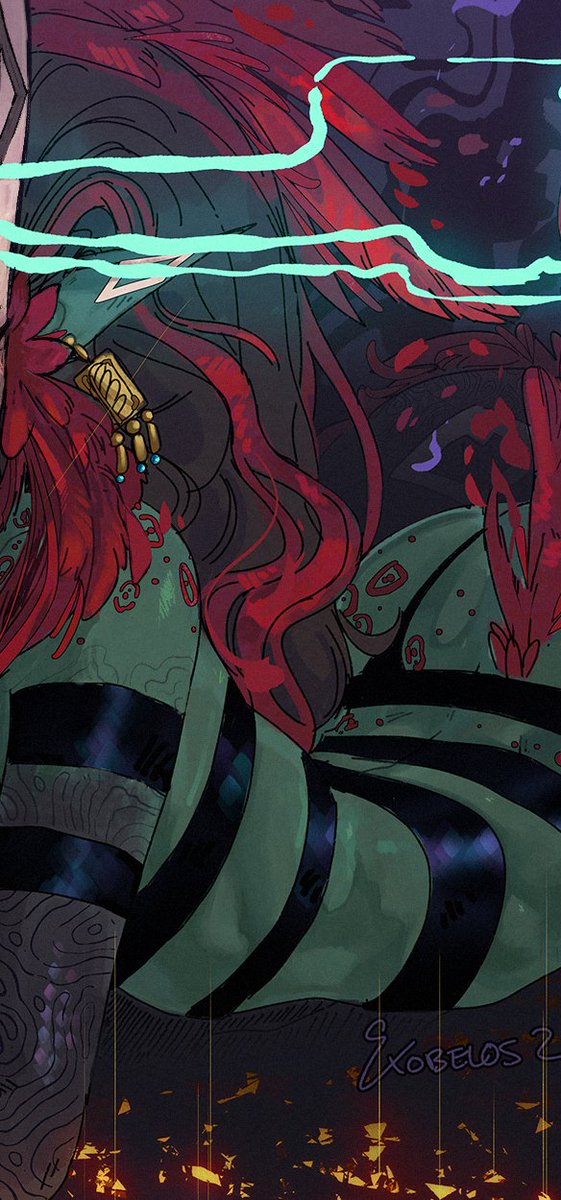 Exobelos's tweet photo. Feathered Serpent girlly Ixkan ✨ https://t.co/707YBn1ttH