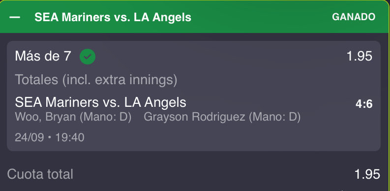 RBizgra's tweet photo. Easy Money mis niños 🫱🏽‍🫲🏾🥳✅

Ando muy de buenas, mañana les dejo otro Free Pick ✌🏾💪🏾

#RepTheHalo #MLBBetting #MLBPredictions #GlambingX https://t.co/o6TAQjRJNb