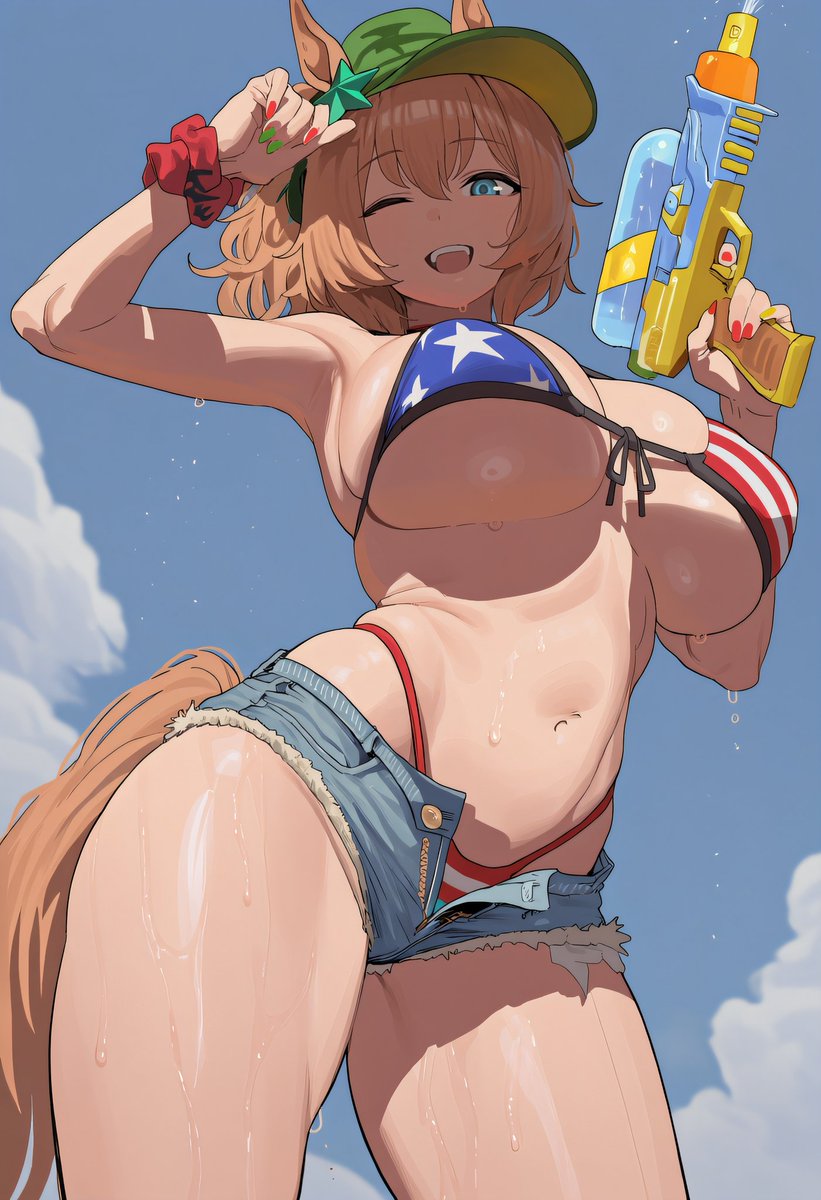 SukiT96926's tweet photo. 夏も終わりですね #AIart #umamusume https://t.co/KH2dRFdsgG