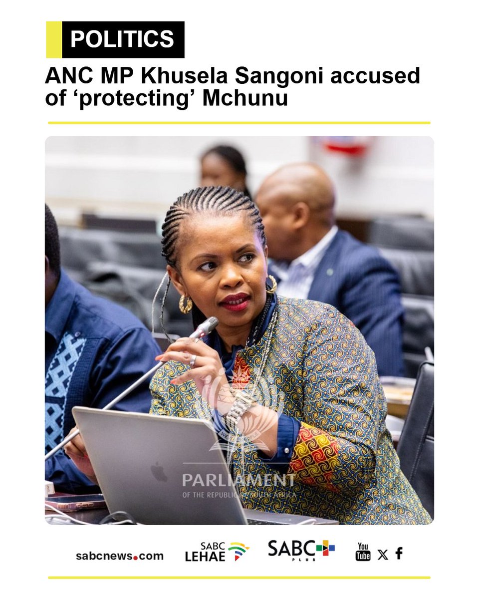 SABCNews's tweet photo. The Activists and Citizens Forum has accused African National Congress (ANC) Member of Parliament Khusela Sangoni of protecting Police Minister Senzo Mchunu at the expense of suspended National Police Commissioner, General Fannie Masemola. https://t.co/EELKdhiFZf https://t.co/mZow9P8yys