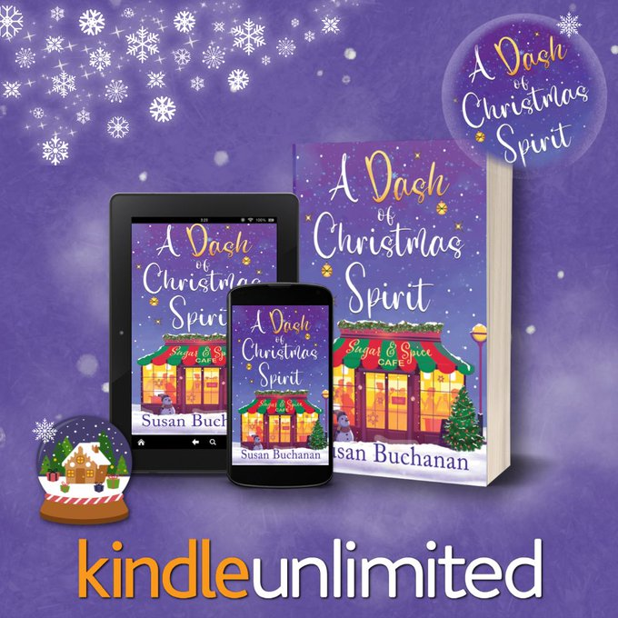 Susan_Buchanan's tweet photo. NEW RELEASE!
⭐🎄A DASH OF CHRISTMAS SPIRIT 🎄 
'People come together in community to eat and drink festive fayre, and to take part in community activities – a book club for different generations, craft activities.'
#romance #family #KU 

 https://t.co/hf8gLl9LAS https://t.co/FmJQG39BQA