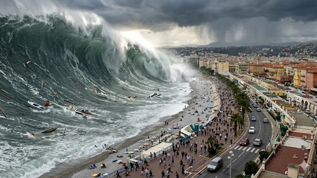 NightSkyToday's tweet photo. JUST IN🚨: Japan’s ‘Underwater Mount Everest’ Unleashed a 124-Foot Tsunami and It Could Happen Again. https://t.co/OxgfwsN635