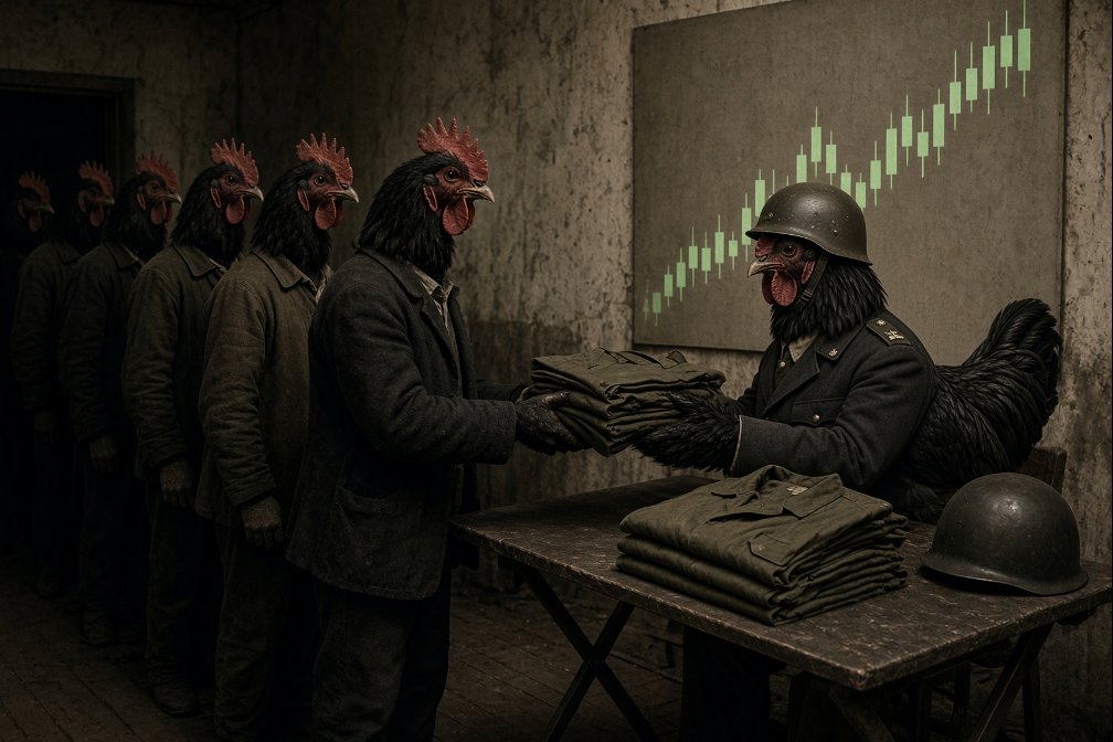 BCDSOL's tweet photo. No more sitting on the sidelines in a suit. Get your uniform, soldier. The chart can only go up.

Black Cock Down.

8Wrg5X9yUcFWZXQegaaTu9hzmw639V9KrUy5k3kzibi8 https://t.co/gS86lnVBt7