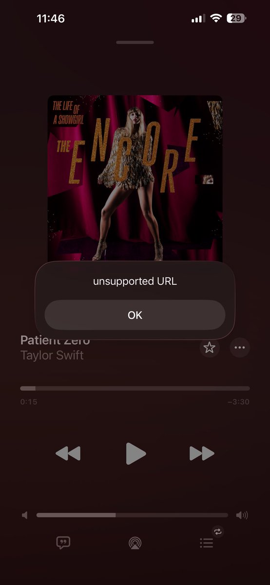 Beysquared2's tweet photo. I guess the universe doesn’t want me to listen to patient zero https://t.co/XmRG32p4GH