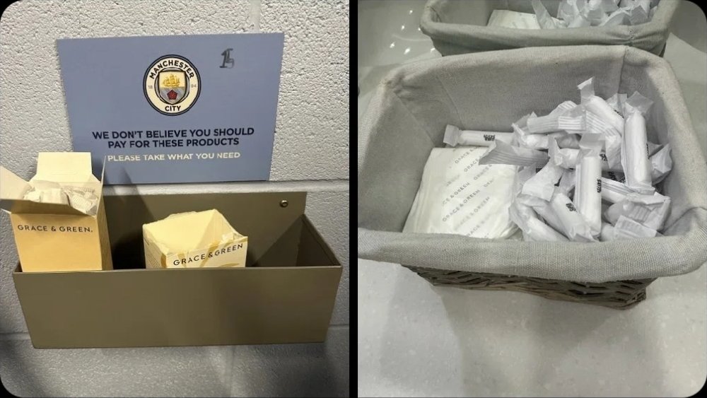 backupsev's tweet photo. Btw most Premier League teams are providing free sanitary products for women👏🏻 https://t.co/m7VsL0qUZ7