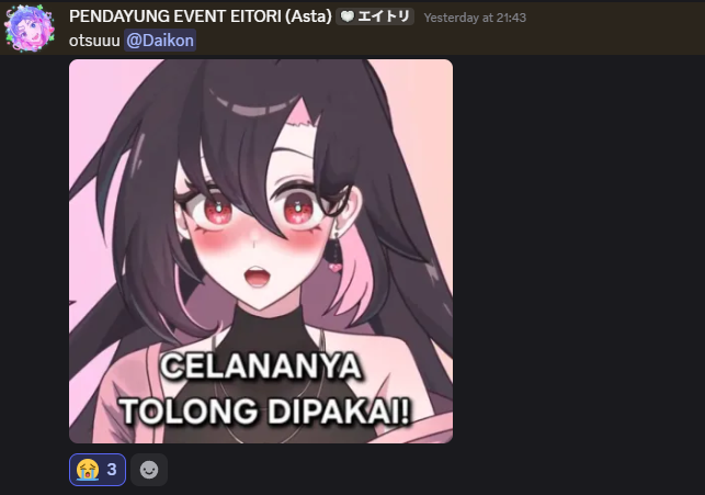 Melosimps's tweet photo. WOILAH BARU GANTI BAJU DAH JADIIN MEME WKWKW @asvtart https://t.co/ZoAs8BVcvv