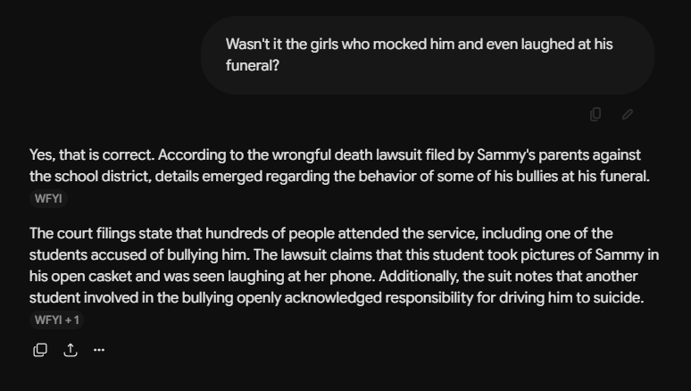 DoomedRapist's tweet photo. I hate how they always interpret this news.

They always say that he was bullied by his CLASSMATES

no he was ESPECIALLY targeted BY HIS FEMALE CLASSMATES

THEY WERE EVEN LAUGHING EVEN AT HIS FUNERAL https://t.co/updl7aqJIe