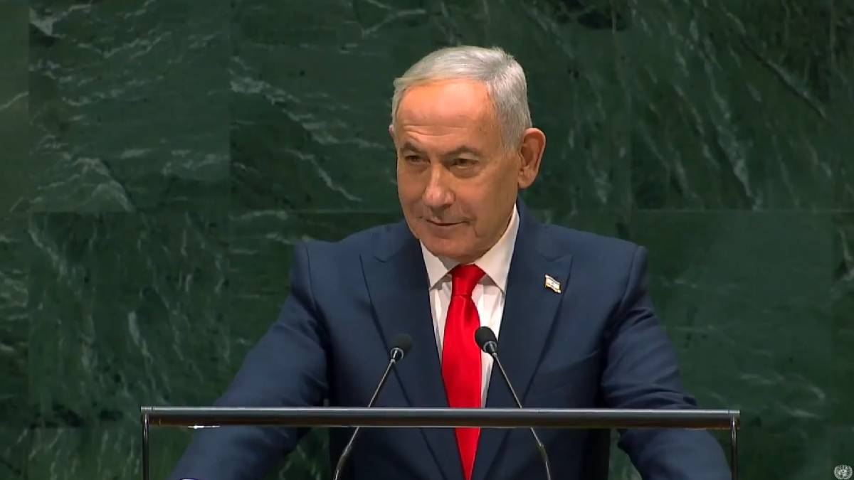 SaptashwaTV's tweet photo. UNGA Walkout: Dozens of Delegates Leave as Netanyahu Begins Speech, Israeli PM Calls Them ‘Moral Cowards’

https://t.co/tg9mKXlliU

#UNGA #Netanyahu #BenjaminNetanyahu #UNGeneralAssembly #UNGASpeech #UNGA2026 #Israel #Gaza #MiddleEast #WorldNews #InternationalNews #UnitedNations