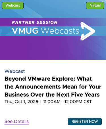 DonLowYH's tweet photo. In this executive session, leaders from Broadcom and Lightedge will separate signal from noise and translate the most important VMware Explore announcements into practical decisions for infrastructure and cloud leaders. Register here: https://t.co/JIw15JFH1f https://t.co/yQ7noP2bfj