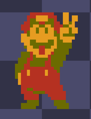 raviolichu's tweet photo. i think i made the most mario sprite ever https://t.co/0YNNmA0CNg