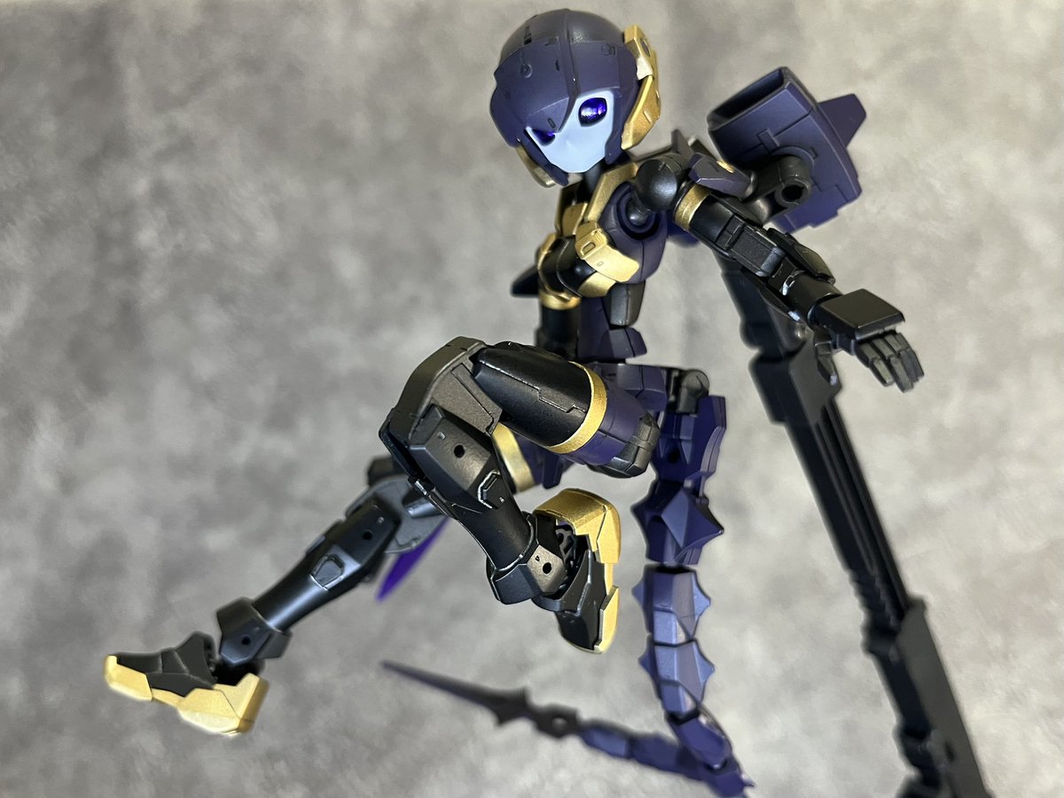 YmaNoHituji's tweet photo. 普段作らないものも、作るとたのしいですね。
次はもっと改造してみるのもいいかも。
#アチェルビー
#30MM
#ロボ娘 https://t.co/9DUK2WtM8f