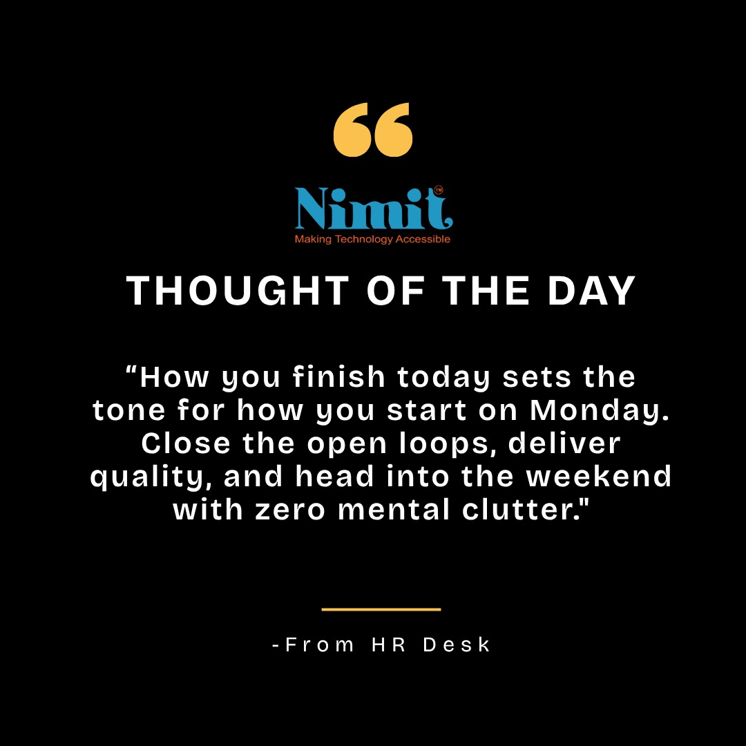 LtdNimit25852's tweet photo. 🌟 Thought of the Day

#thoughtoftheday #mindset #growth #success #leadership #motivation
#nimitians https://t.co/J4K4FvySlh