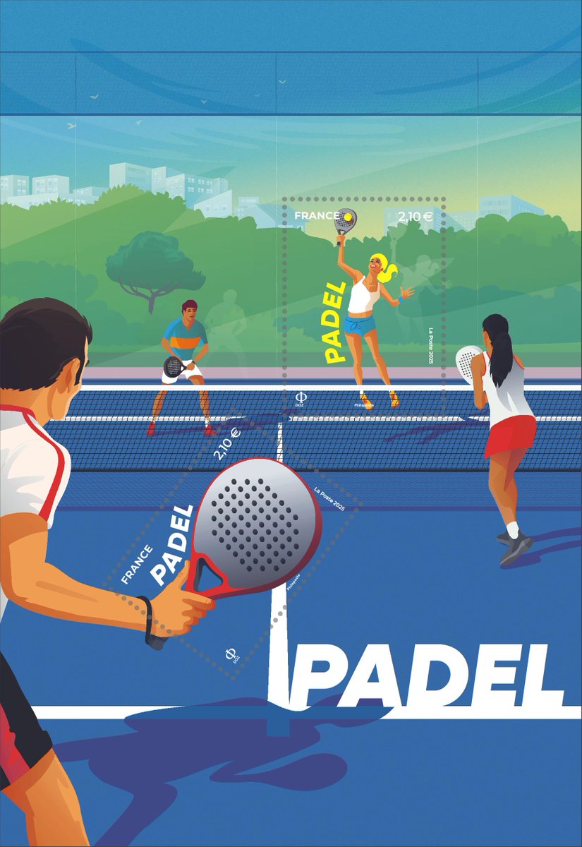 toutsurletimbre's tweet photo. 🚨Derniers jours de commercialisation du bloc de 2 #timbres PADEL ! RDV avant le 30/09 :
🏓nombreux bureaux de poste
🏓par abonnement
🖱️sav-phila.philaposte@laposte.fr
📞05 53 03 19 26
📮@museepostal
🟥au Carré d'Encre - Paris 9
🌐https://t.co/JuTajo8NPe
#philatelie https://t.co/yAQuSD8Ob9