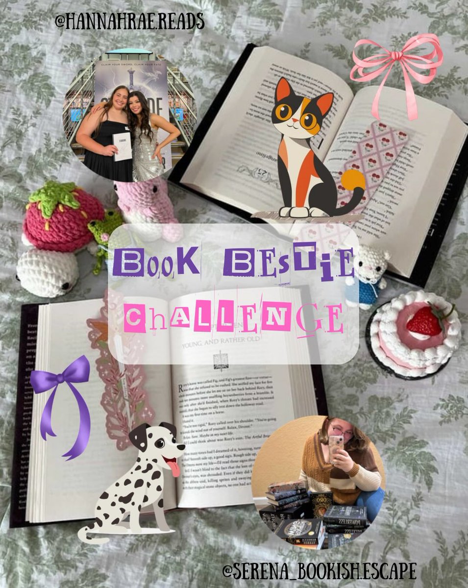 DorisDuenke's tweet photo. Book Bestie Challenge with @hannahrae. reads

Who’s your favorite FMC and/or MMC? Tag your book bestie(s) below! Featured: Xaden and Violet, Aaron and Juliette, Jacks and Evangeline, Katniss, America, Grim, and Oro. https://t.co/cpoYZ3XNKz