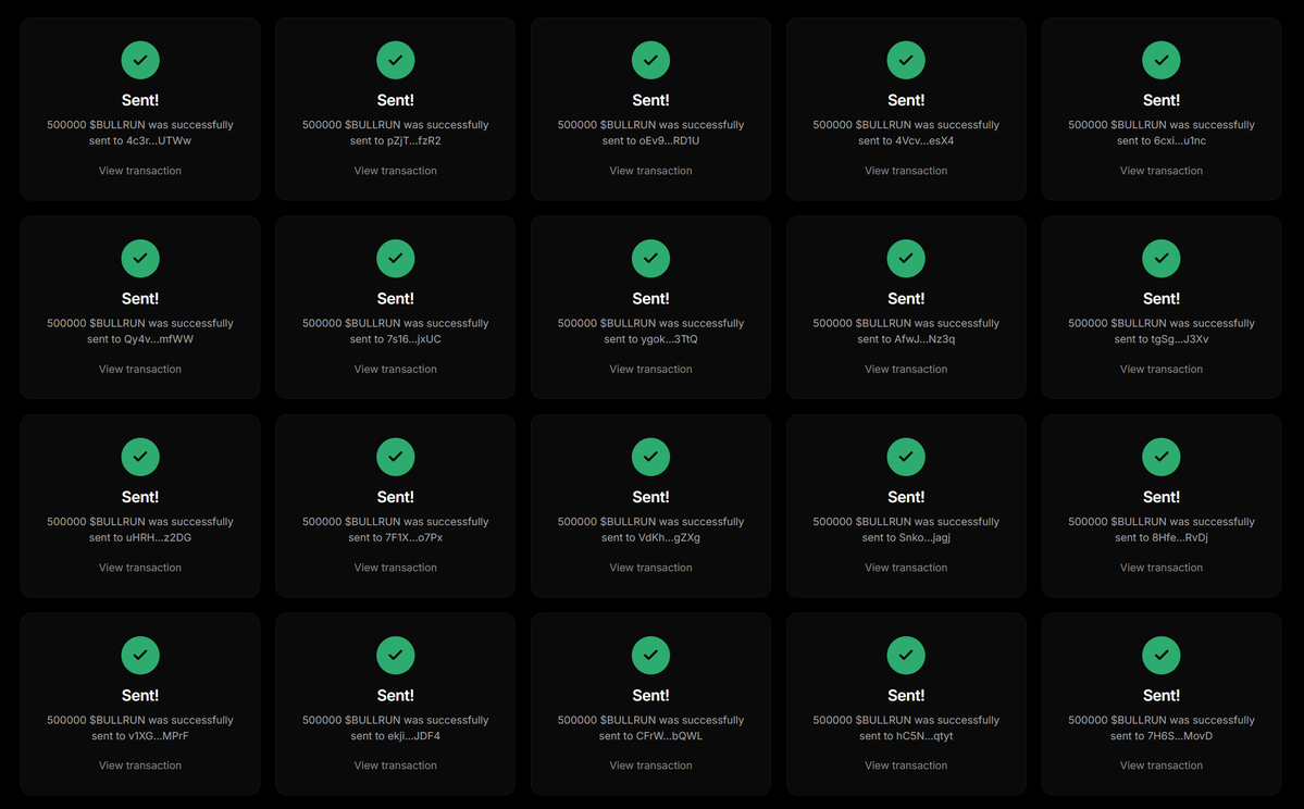 BullrunCash's tweet photo. Claim your 500,000 $BULLRUN  🪂

⚡️Like &amp; RT pinned POST
⚡️Follow @BullrunCash 

⚡️First 4444 wallets
 
Drop your $SOL address

#SolanaAirdrop #Solana https://t.co/mOYYZl2sJ1