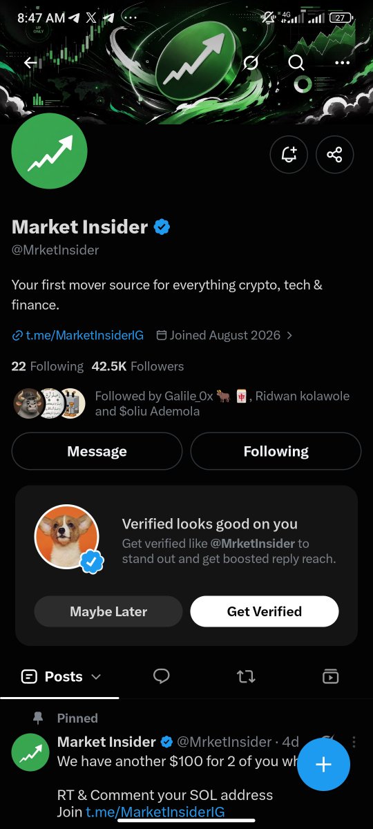 mujeebah91's tweet photo. @Farmercist @MrketInsider All Task done, I pray I win this time around.

Tired of no result since God 🤲

DqiQo14iKK7b1c4HVyKQH7L7vZA2ZWxBKFXikgncEfGL https://t.co/xt82kSXP8e