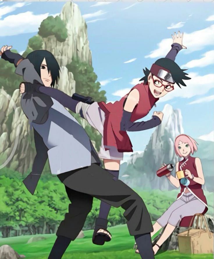 luvhaelvs's tweet photo. My family ♡ #sasusaku https://t.co/zOgUz9ICsW