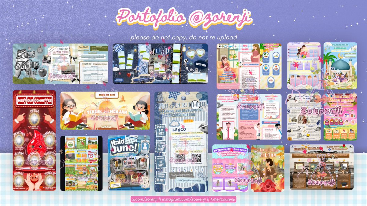 diipupuk's tweet photo. 77 OPEN EDIT JOKI DESIGN JASA

hi #zonauang im accepting commission canva pamflet figma poster ui ux penelitian infografis lomba mind map leaflet feeds ig kkn organisasi scrapbook carousel murah cover book buku modul ppt proposal flyer banner …

📲: https://t.co/LzSEmAkPOb (WA) https://t.co/GZ6XtdgDCg