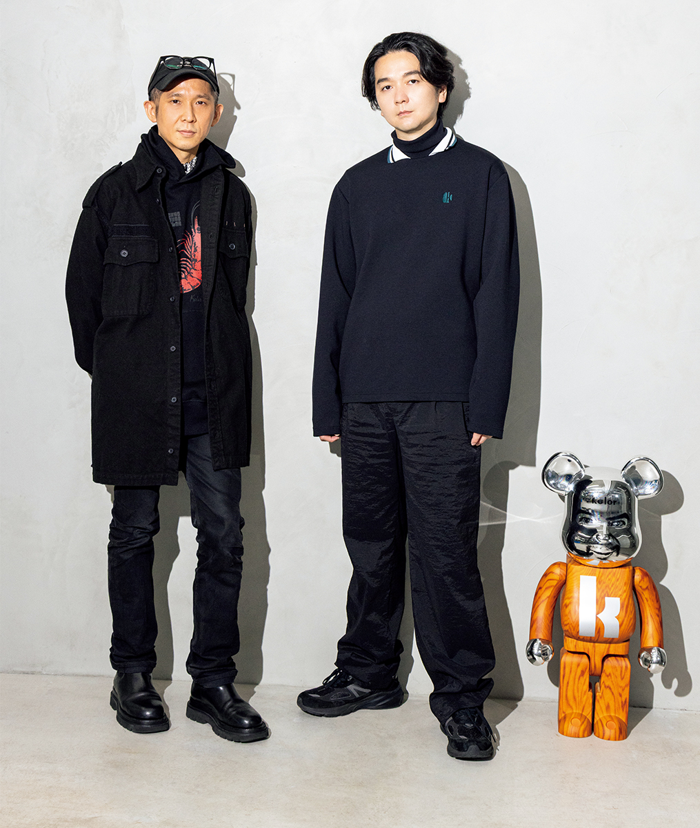 fashionjp's tweet photo. ファッションと音楽。
異なるフィールドで、なぜ思考は重なる?
——————
#kolor の #堀内太郎 さん
×音楽家 #牛尾憲輔 さんが語る、越境する創作論。
——————
パリのショー音楽や「ダンダダン」などの劇伴制作を通して、二人のメタ思考に迫る。
記事はこちら🔻
https://t.co/sKM9Nm2H6F