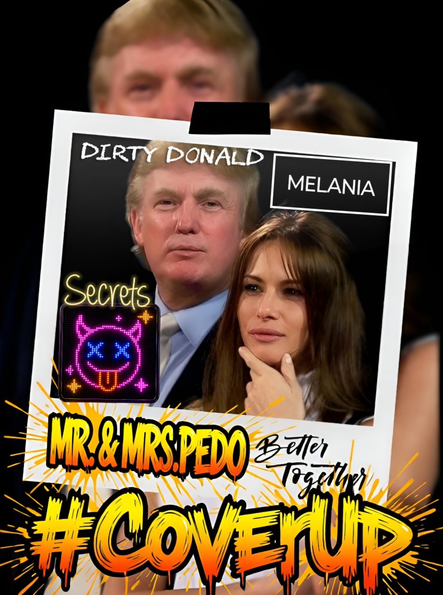 RaquelS16774168's tweet photo. @covie_93 🚨MR &amp; MRS PEDO.....WHEN EVIL COMES IN PAIRS✓ PARTNERS IN CRIME= EPSTEIN, GHISLAINE MAXWELL, MELANIA &amp; ORANGE PEDO...⚖️OLD SINS CAST LONG SHADOWS 🖕🏻 IT'S NOT GOING AWAY...ASSHOLES...#TrumpPedoFles  #Secrets #CoverUp #MelaniaKnew #ReleaseTheEpsteinFiles #AbuseOfPower https://t.co/r2GY0RZZia