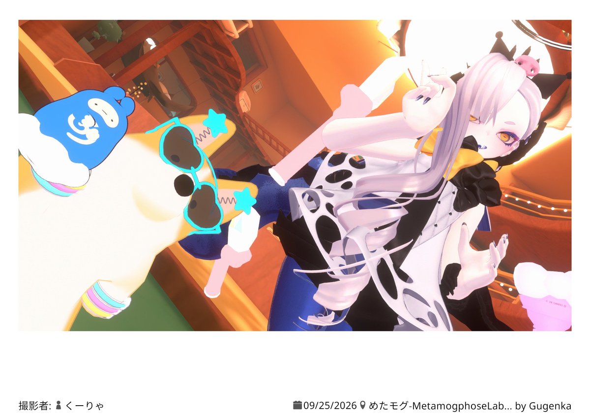 aovrc_quest's tweet photo. めたモグにてとても可愛いお写真を撮影して貰いました！ https://t.co/rv1cM0ysC4