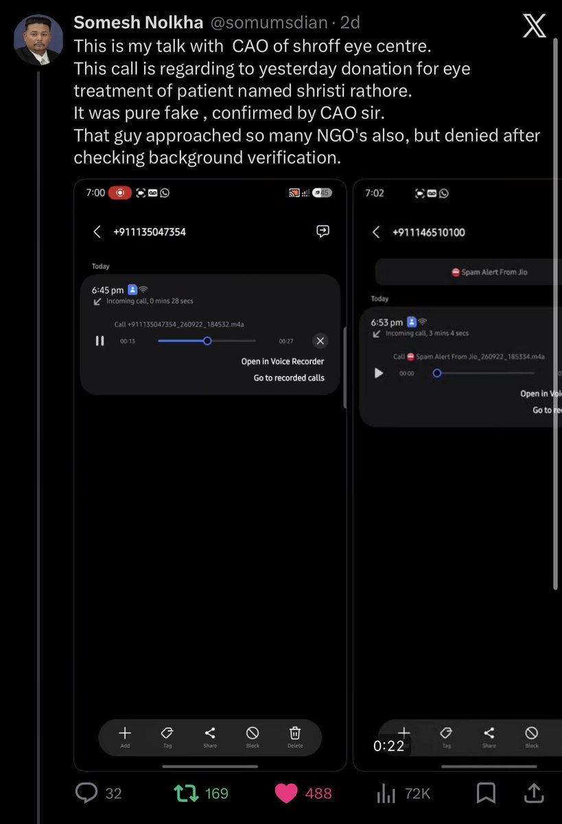 Annju_here's tweet photo. Madan mohan soni urf MMS ji why are  taking credit of @HarutoTenjin35 and @somumsdian ,
They both contacted the hospital first &amp; exposed the scam. They have uploaded recordings too.
L@****  ke Independent journalist🙂Shame on u https://t.co/2cGY4EkOo5