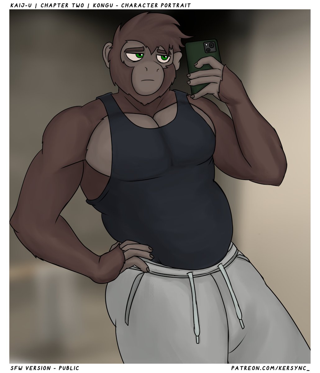 kersync's tweet photo. I redesigned my OC, ‘Kongu’ (Kong), with help from Patrons! https://t.co/vyhv1xlKpx