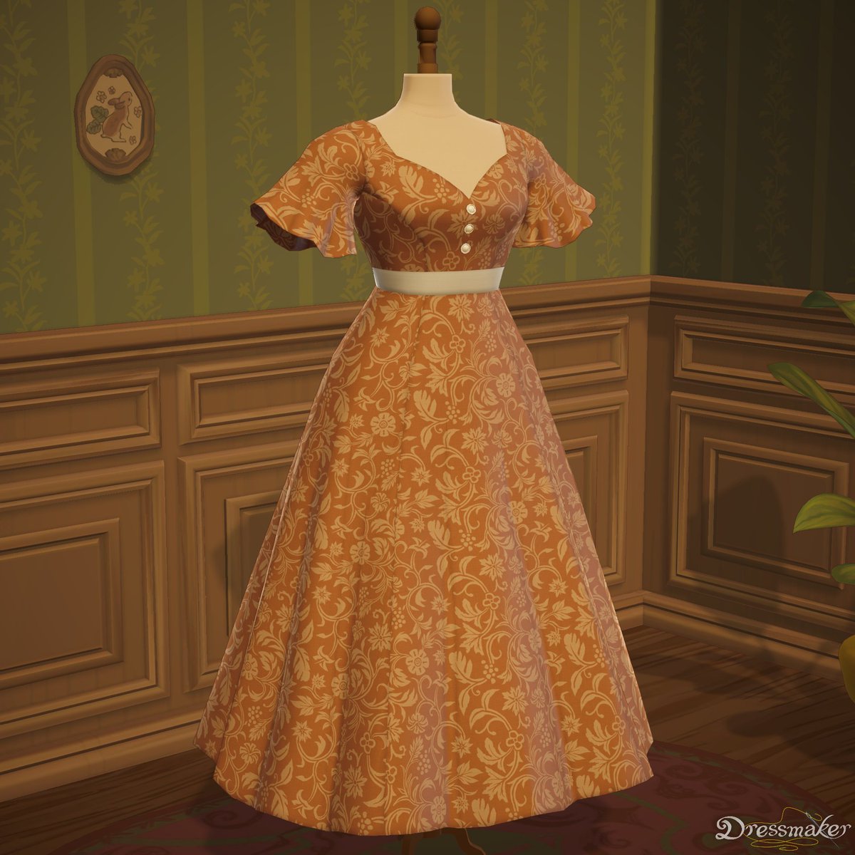 badizzzle's tweet photo. everybody is posting fancy dresses but honestly i love the simple basic dresses in dressmaker just the same https://t.co/k9CqX99nok