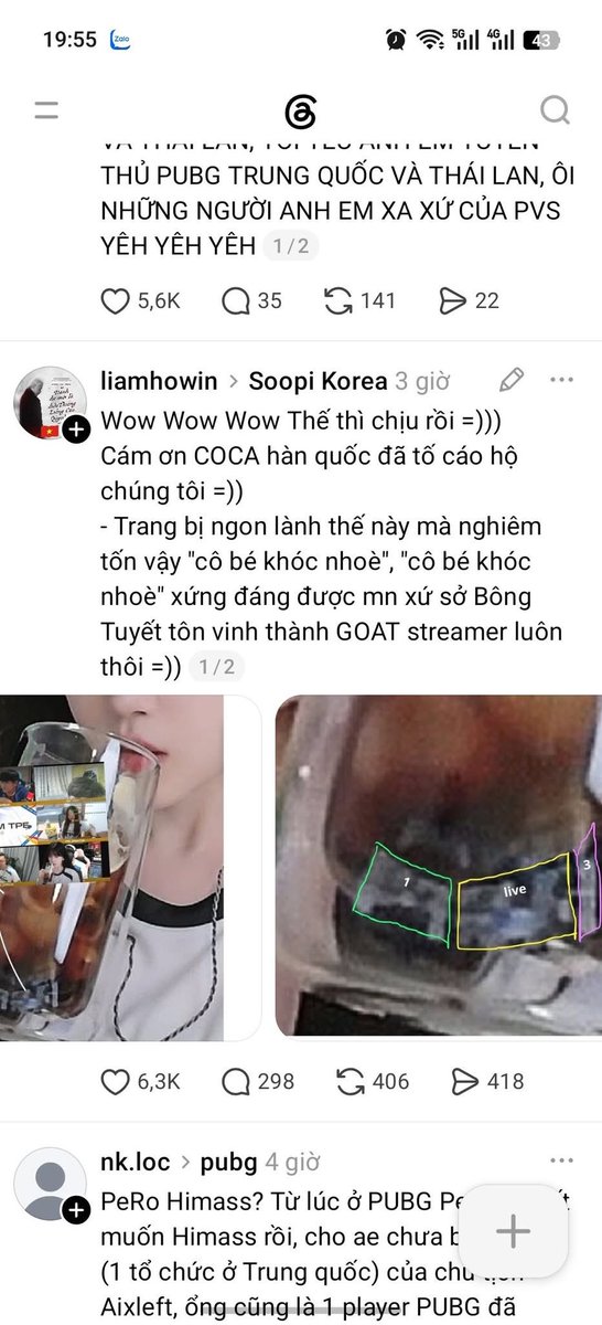 mooooooopkiya's tweet photo. @Metal__Agumon Mày không thể so việc đá stream với dùng doping được vì ngay từ đầu Luật thi đấu do krafton ban hành không cấm đá stream, mà nhân tiện soopi của mày cũng đá stream này https://t.co/Abhdbk276w