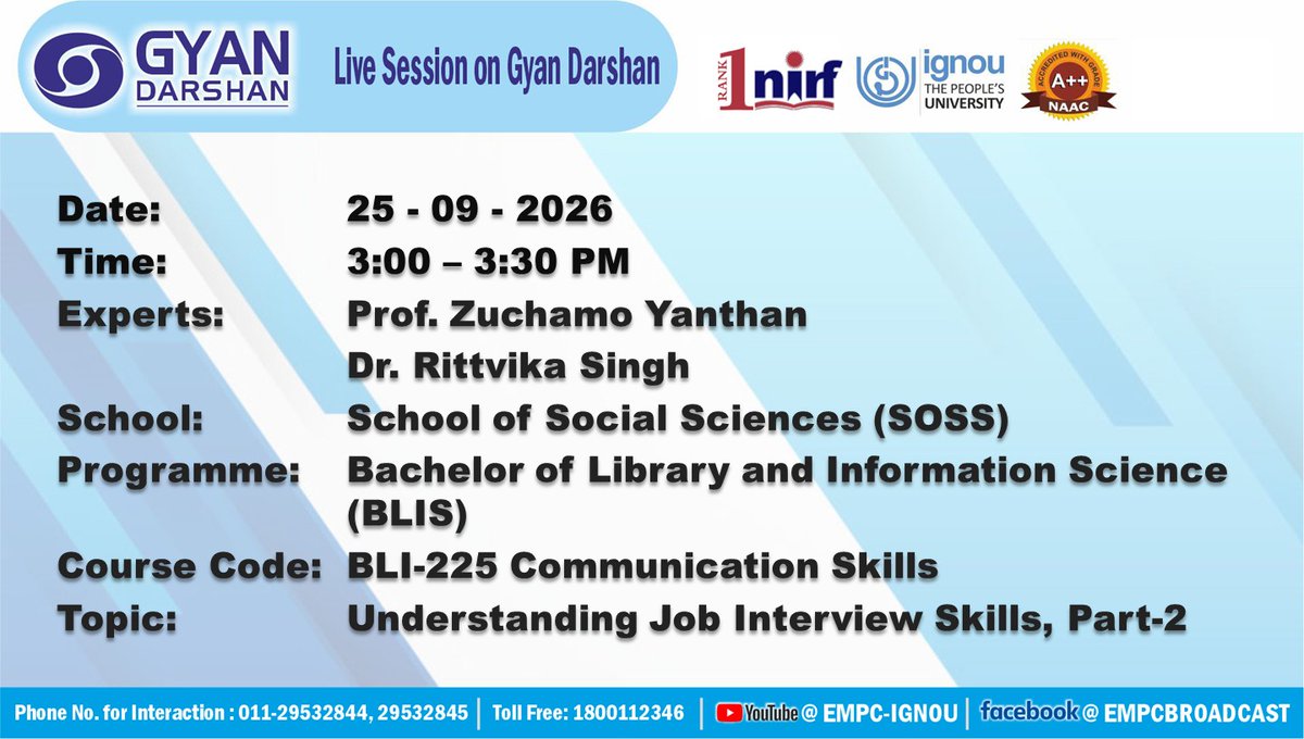 IGNOU_EMPC tweet picture