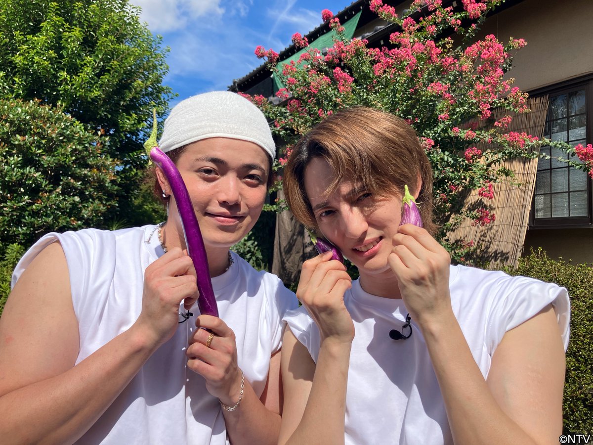 shu1tv's tweet photo. ⋱ 𝟗月𝟐𝟔日(土) の #シューイチ☝🏻⋰

あさ8時40分ごろ〜
Travis Japan🐯の #スタディーJAPAN🗾
秋の味覚をスタディー🍆🥔【前編】
￣￣￣￣ｖ￣￣￣￣￣￣￣￣￣￣￣￣￣￣￣
🤍川島如恵留さんと💛吉澤閑也さんが
旬の味覚・秋野菜をスタディー✐☡

実は今年、北海道などの産地が
天候に恵まれ秋野菜が豊作に！
多種多様な品種を作る農園で
“のえしず”の2人が収穫のお手伝い💪
力作業に加え足腰を使ったりと野菜収穫には苦労が💦

そして昨年の夏野菜のスタディーにも出演！
野菜ソムリエプロの緒方湊くんが再び登場🎓
収穫した秋野菜のおすすめの食べ方を伝授します💡

次週は、秋の果物を大収穫🍇

#TravisJapan(@TravisJapan_cr)
#川島如恵留 #吉澤閑也 #緒方湊