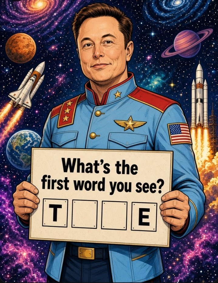 awan_12349110's tweet photo. Brain Challenge! T _ _ E — Can you complete the word? 🔥

     $4,700 prize — Go! 🚀 https://t.co/L4qegvK9n5