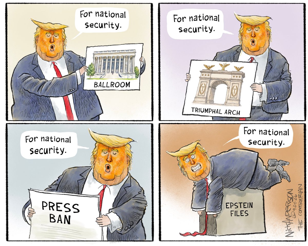 actualiteitjunk's tweet photo. #NationalSecurity #TrumpArch #Ballroom #PressBan #EpsteinFiles #Trump...
@Nick_Anderson_ https://t.co/9u98SLcMfW