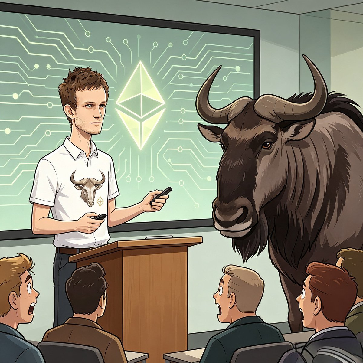 web3qimei's tweet photo. 如果你还看不懂 
@VitalikButerin
  时隔两年提出的角马 
你就会错过整个以太坊牛市🚀🚀🚀🚀
#wildebeest #ETH
ca： 
0x57737ded3870e43fed7d80d31e0ced3d5fb0cccc https://t.co/DFMwq4IILF
