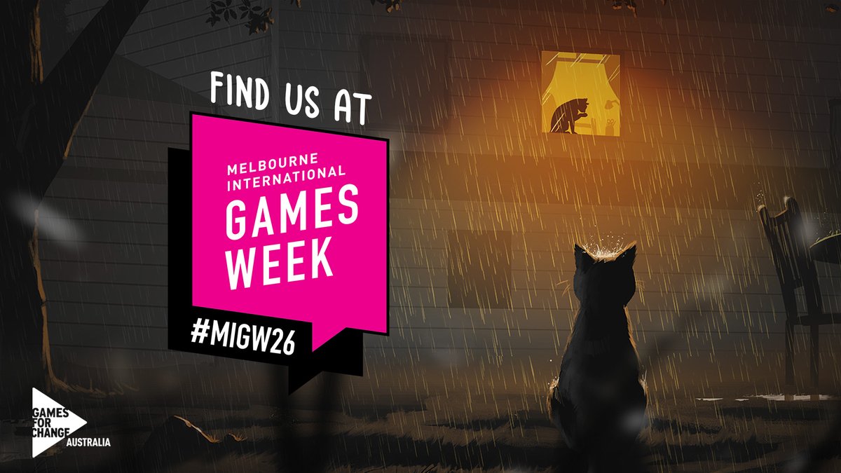 GameCopycat's tweet photo. Next fortnight, Copycat is taking part in the Games for Change Showcase for Melbourne International Games Week. Thank you @GamesWeekMelbs for having us! The showcase is free at @ACMI. You can get your paws on the Copycat demo on Wednesday 7th and Thursday 8th of October. The Games Week Showcase is a curated range of over 100 new indie games selected from around the world. Check out this link for your planning: https://t.co/oYpP24c0gq.

📸 If you're at Games Week, snap a photo playing Copycat and tag us on our socials. We would love to see!

#MIGW26 #gaming #indiegames #gamedev