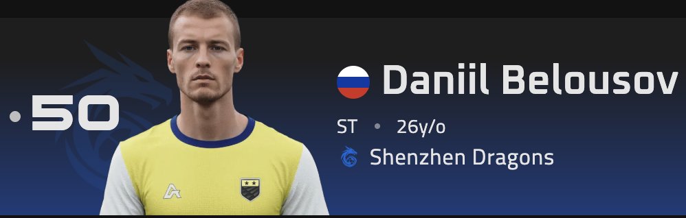 No_Where_Fc's tweet photo. P2G Shenzhen Dragons player Secored two in his debut. #MFL https://t.co/90HFdqBoMR