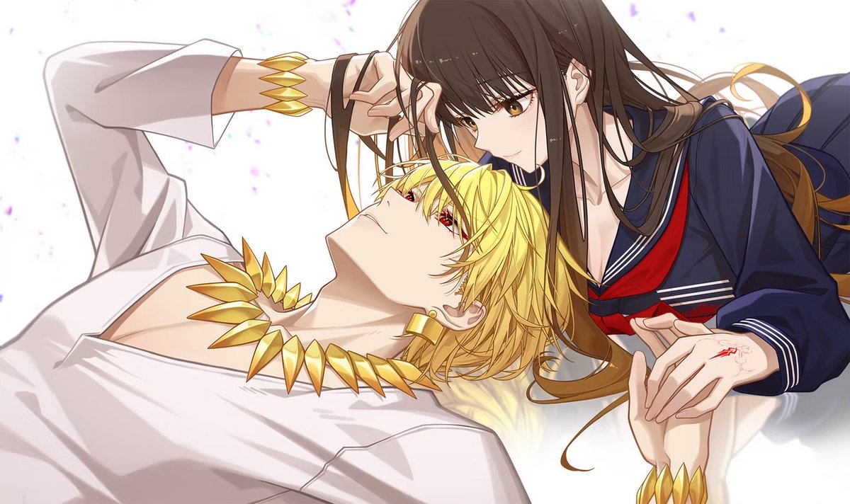 Azoith's tweet photo. 𒆠𒉘
ki-áĝ
愛される者
#ギルガメッシュ #岸波白野 #金女主 https://t.co/mxYXVqYHjC