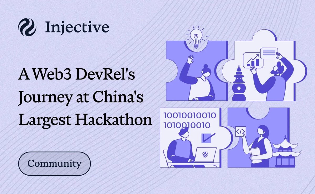 B_rian_13's tweet photo. 𝐈𝐧𝐣𝐞𝐜𝐭𝐢𝐯𝐞 𝐚𝐭 𝐀𝐝𝐯𝐞𝐧𝐭𝐮𝐫𝐞𝐗

Injective joined AdventureX in Hangzhou as the exclusive blockchain sponsor, bringing Web3 directly to one of China’s largest hackathons.

The event brought together young builders experimenting with AI, blockchain, robotics, AR and other emerging technologies.

𝐖𝐡𝐚𝐭 𝐁𝐮𝐢𝐥𝐝𝐞𝐫𝐬 𝐖𝐞𝐫𝐞 𝐄𝐱𝐩𝐥𝐨𝐫𝐢𝐧𝐠

More than 80% of participating teams integrated AI in some form, showing how quickly AI is becoming part of real-world applications.

Some projects also explored how blockchain could connect with technologies outside traditional crypto use cases, including:

• AI-generated content and automation

• AR and mixed-reality applications

• Blockchain-powered navigation tools

• Decentralized AI infrastructure

𝐒𝐨𝐦𝐞 𝐒𝐭𝐚𝐧𝐝𝐨𝐮𝐭 𝐏𝐫𝐨𝐣𝐞𝐜𝐭𝐬

Injective Pass explored chain abstraction and digital identity through NFC cards, biometric keys and .inj domains.

Nonomi’s Life Filter combined AI, mixed reality and onchain transactions into an immersive application.

Cyber Plant brought real-world plant ownership and trading onchain, while PolyAgent Market explored marketplaces where AI agents can independently register, bid and execute tasks.

Other projects such as BountyGo, DotDot AI, Injective AI Hub and MemorySpace showed how builders are experimenting with AI, social applications, digital identity and onchain data.

𝐁𝐮𝐢𝐥𝐝𝐢𝐧𝐠 𝐁𝐞𝐲𝐨𝐧𝐝 𝐂𝐫𝐲𝐩𝐭𝐨

The most interesting part of the hackathon was the attempt to connect blockchain with ideas that already exist outside Web3.

Hackathons like AdventureX show that the next wave of onchain applications may come from combining blockchain with AI, AR, identity, physical-world data and everyday technology.

For Injective, supporting these builders is also about expanding the idea of what can actually be built onchain.@injective