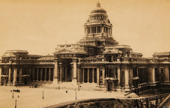 andreas_nigbur's tweet photo. Construction of the Palace of Justice (Palais de Justice / Justitiepaleis) in Brussels started on 31 October 1866 and the building was inaugurated on 15 October 1883.

It was designed by Joseph Poelaert (who died in 1879 before it was finished) in an eclectic style. 

Upon completion it was among the largest buildings in the world and remains one of the largest courthouses.