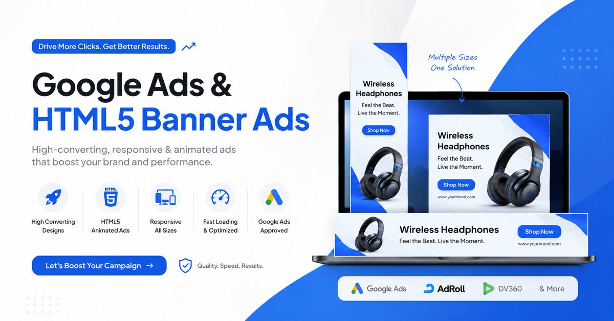 AreeshaBt's tweet photo. Your Google Display ad has seconds to communicate the message. Need custom display ads? https://t.co/GKqlBaZqWy
#Wordle1924 #TSTLOASTheEncore #bbuk #BoycottUnited #bbcqt #dragonsden #Bitget📷 #czrtoken #GoogleAds #BannerDesign #HTML5Ads #DisplayAdvertising #Channel #Chagos #ads https://t.co/RlCPVJreBZ