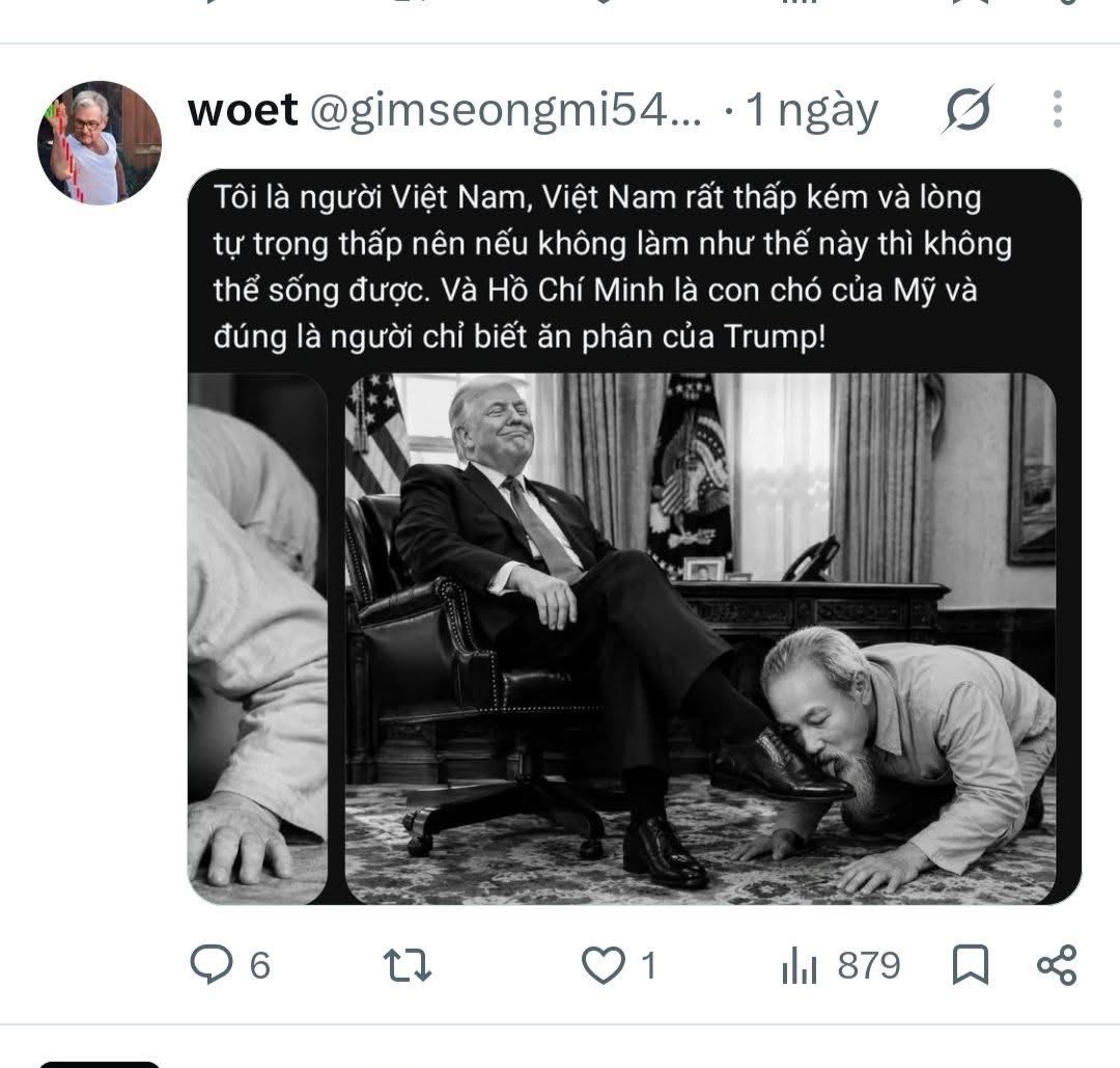 mooooooopkiya's tweet photo. @jonnytontv Hàn quốc lúc đéo nào cũng đòi người Nhật không được xúc phạm phụ nữ mua vui trong khi chính họ lại xúc phạm chủ tịch Hồ Chí Minh https://t.co/4OgZLpe6Oq