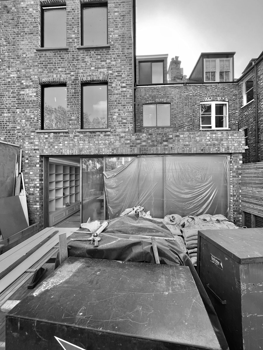 WTAD's tweet photo. Progress on site in Dartmouth Park, London.

#workinprogress #WIP https://t.co/EVa9QejECV