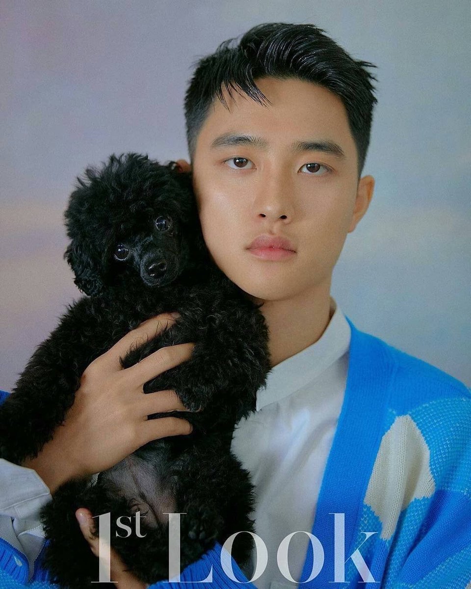 D012o_'s tweet photo. 아 신기한게 먹물이는 도경수랑 같은 분위기를 품기고 있음… 어떻게 강아지가 근엄큐트 https://t.co/MK4wLjtVz6