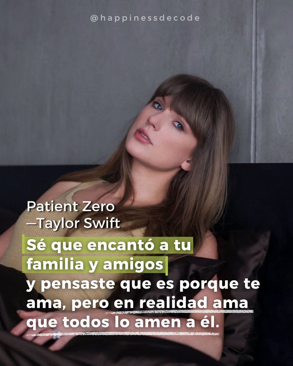 happinessdecod's tweet photo. Patient Zero
—Taylor Swift https://t.co/5m6zZhj9Yk