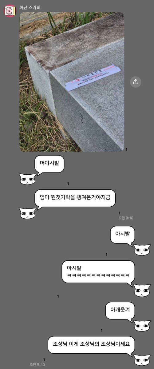 youngsaa0614's tweet photo. 친구 산소갓다는데 친구네어머니가 가져온것:

웃겨서토함 안녕하시요 조상님
조상님의 조상님이세요 https://t.co/qPLIOY43bh